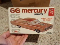 NEW FACTORY SEALED 1966 Mercury Hardtop Custom or Stock AMT Kit 1:25 # 2206
