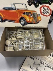 AMT ‘36 Ford Coupe/Roadster Stock Or Street Rods 1:25 Model Kit A136 NOS Sealed