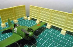 CONCRETE FENCE, TYPE 1 (8 PCS) 1/72 METALLIC DETAILS R7201