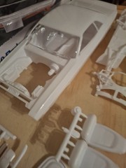 Revell 1970 Dodge Challenger T/A 2in1 1:24 Model Kit Partially Together