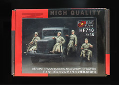 Hobby Fan HF718 1/35 WWII Gr. BUSSING NAG TRUCK RIDERS (4 Figures) – USA SHIP