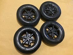 1/16 scale model Parts 57 Chevrolet Bel Air Convertible Firestone tire Set Only