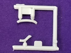 1962 Chevrolet Bel Air RADIATOR HOSES from 1:25 AMT Model Kit 62 Chevy BelAir