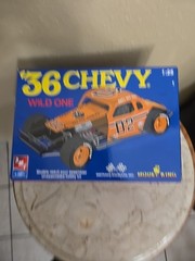 1936 chevy wild one amt model kit 1/25th scale Open Box