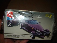 Amt Ertl 8588 Model Kit 1997 Prowler w/trailer Factory Sealed 1/25 scale 1997