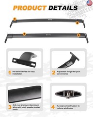 Snailfly 220 LBS Roof Rack Cross Bars Fit for 2023 2024 2025 2026 Honda CR-V