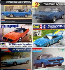 1970 Plymouth Superbird RADIATOR & HOSE from Monogram 1:24 Model Kit 70