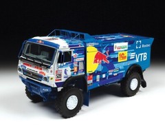 Zvezda 3657 Russian Red Bull Rally Truck KAMAZ 43509 Scale Model 1:35 NEW BOX