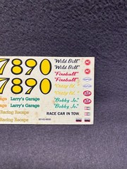 AMT ’65 Olds 88 Modified Stocker Decal Sheet Kit #30143 Vintage Wild Bill Garage