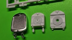 1929 29 Ford Model A Roadster 1/25 Grill Buick Finned Brake Drums Head Lights