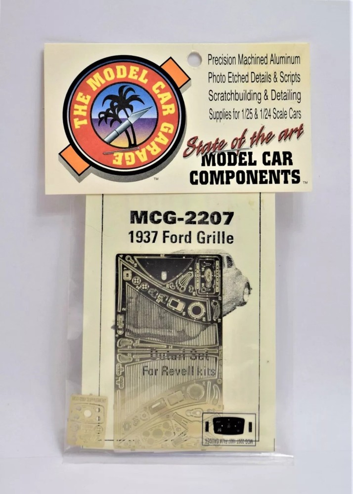 The Model Car Garage #2207 1937 Ford Grill+ Detail Set for Revell Monogram 1/24