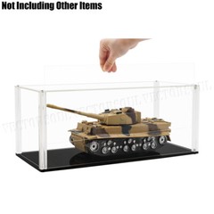 US Acrylic Display Case 13.3″ L Box Self-Install Dustproof for 1/18 Model Car