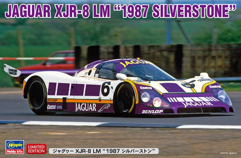 Hasegawa 20615 1/24 Scale Model Group C Car Model Kit Jaguar XJR-8 LM 1987 WSPC