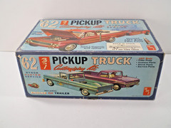 ONLY ISSUE AMT 1962 FORD F100 PICK UP TRUCK 1/25 MODEL KIT 3-n-1 KIT K-132 MIB
