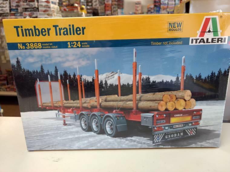Italeri 3868 Timber Trailer model kit