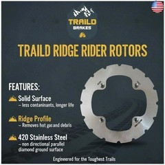 Traild Can Am Maverick X3 Ridge Rider Disc Brake Rotors Front/Rear 2017, 2018,