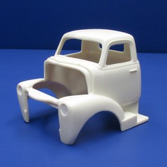 NB327 1:25 scale, Jimmy Flintstone 1950 Chevy 3100 resin Cab Over Truck Body