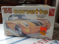 RARE AMT ’55 Corvette Plastic Model Kit Edition Stock or Drag NIB