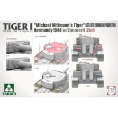 Takom #2201 1/35 TIGER I Sd.Kfz.181 Pz.Kpfw.VI Ausf.E Michael Wittmann’s Tiger