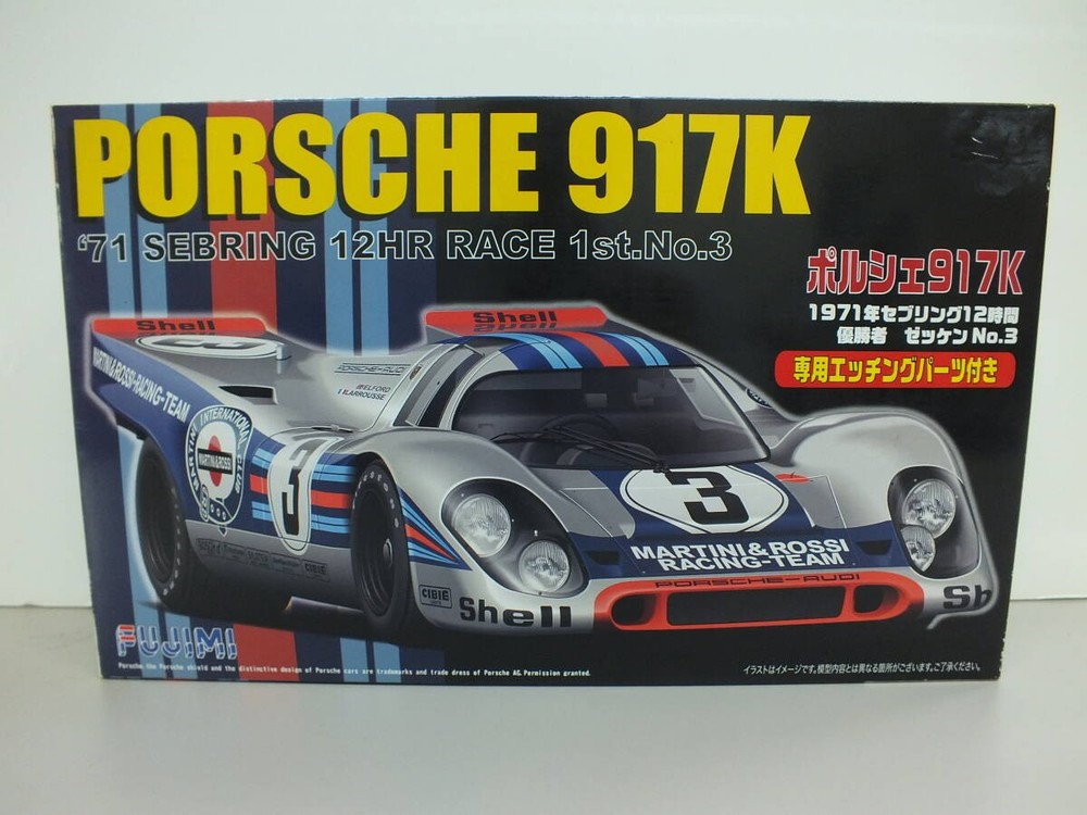 1/24 Fujimi Porsche 917K 1971y Sebring 12 Hours Winner photo Collectables 17+
