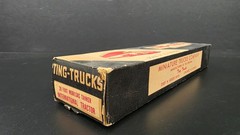 VINTAGE WOOD KIT TING-TRUCKS 28 FOOT MOBILGAS TANKER INTERNATIONAL TRACTOR M4