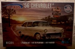 1956 Chevrolet V-8 Route 66 Plastic Model Kit H1391