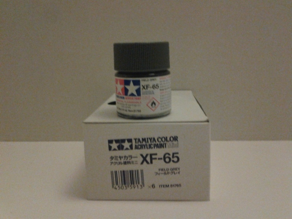 Tamiya Acrylic Paint.XF-65 Field Grey. 10ml Mini.
