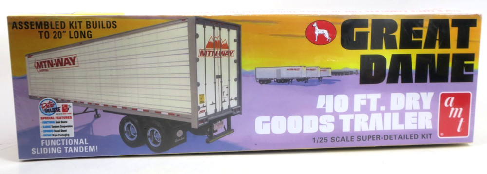 AMT 1/25 Great Dane 40ft. Dry Goods Trailer Model Kit AMT1185