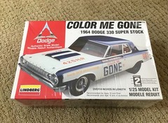 Lindberg ‘Color Me Gone’ 1964 Dodge 330 Super Sport 1:25 FACTORY SEALED 72156