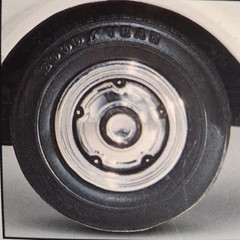 72 CHEVY FLEETSIDE PICKUP – 4 STOCK TIRES – AMT 6691 – MODEL CAR KIT PARTS LOT