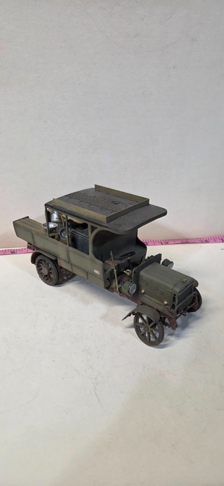 Built Painted 1/35 Scale WW1 German Field Kitchen Truck Military Miniature Armor
