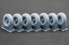 ScaleX WM-35026S 1/35 Alvis FV622 Stalwart Mk.2 Sagged Wheel set for Airfix