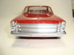 AMT 1966 Ford Galaxie 2 DRHT Dealer Promo Model Car / Candy Apple Red