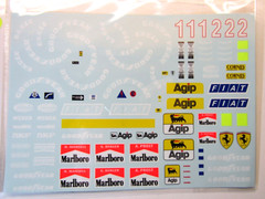 Decalpool 1/12 Ferrari 641/2 F190 Full Sponsor Decal Sheet DP209 for Tamiya kit