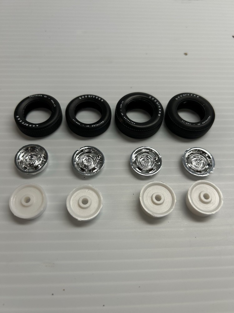 Goodyear 1/24 1/25 Model Car Wheel and Tire Set