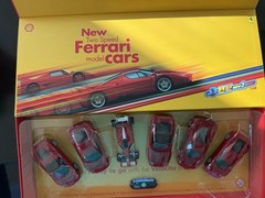 Collector Prototype Cars: Six Ferrari Two Speed 1:38 Scale Red model Cars