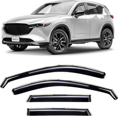 In-Channel Incredibly Durable Rain Guards for Mazda CX-5 2017-2026, Original Win
