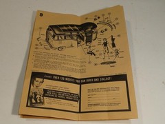 1958 Revell Volkswagen Micro Bus Model H-1228 Original Assembly Instructions