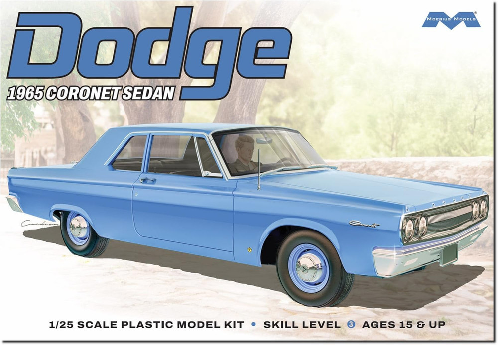2461 1/25 1965 Dodge Coronet Sedan Skill Level 3 Model Kit