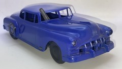 1950 Pontiac Chieftain Wind-Up BO Headlights MARX 1/20 Blue VF-XLNT