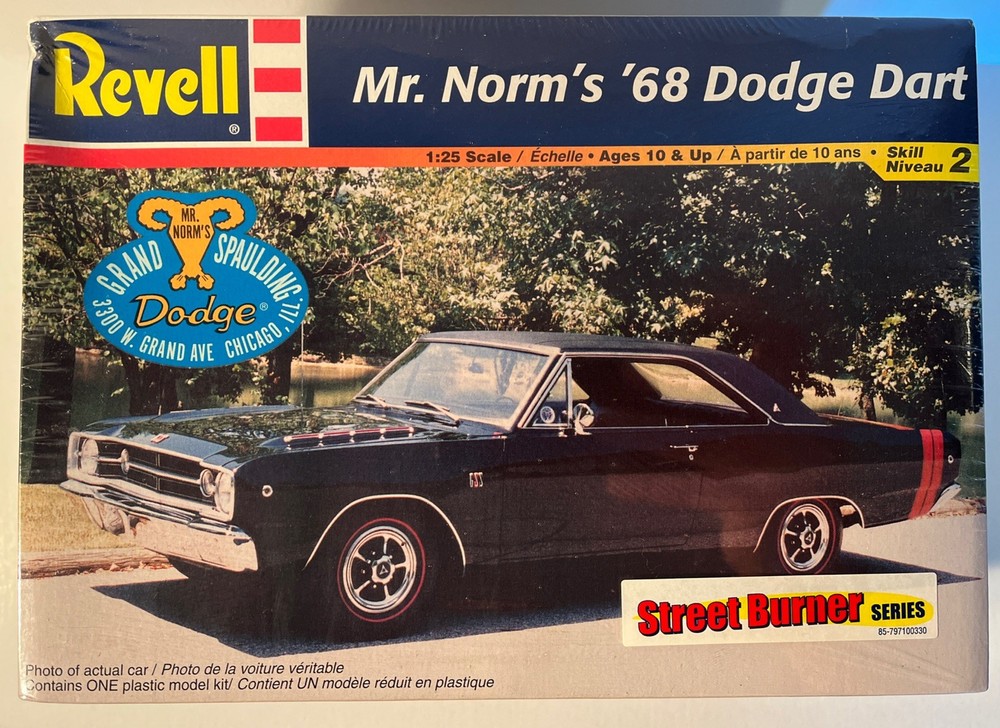 Revell 7667 1968 Dodge Dart Mr. Norm’s Kit, 1/25 Model Car,Sealed (B97)