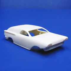 JFSL66 H:O scale 1958 Jimmy Flintstone Chevy Sedan pickup slot car body
