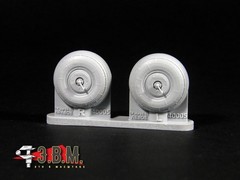 Resin Wheels Landing Gear for scale model Mil Mi 24 Hind 1:35