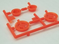 Orange Blossom Special FRONT INNER RIMS & BRAKE DRUMS for AMT 1:25 Model Kit