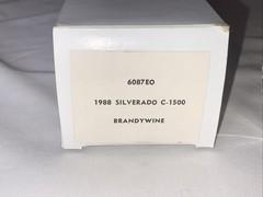 Vintage AMT ERTL 1988 Chevrolet C-1500 Pickup Dealer Promo 88 Brandy Wine