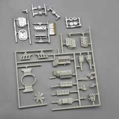 AMT 1/25 1968 Plymouth Road Runner Parts Kitbash Hemi 426 Engine Motor Custom