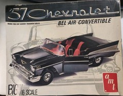 VTG. AMT ’57 Chevrolet Bel Air Convertible Model Car Kit 1:16 Scale
