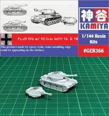 1/144 WWII German Pz.sfl IVb /w 10.5cm leFH 16 & 18 Resin Kit (GER366)