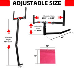 70231 Hitch Mount Pick Up Truck Bed Extender For Ladder, Rack, Canoe, Kayak, Lon