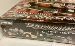 LINDBERG 1/8 THE EXTERMINATOR 2 IN 1 DRAGSTER MOTORIZED MODEL KIT 73045 SEALED